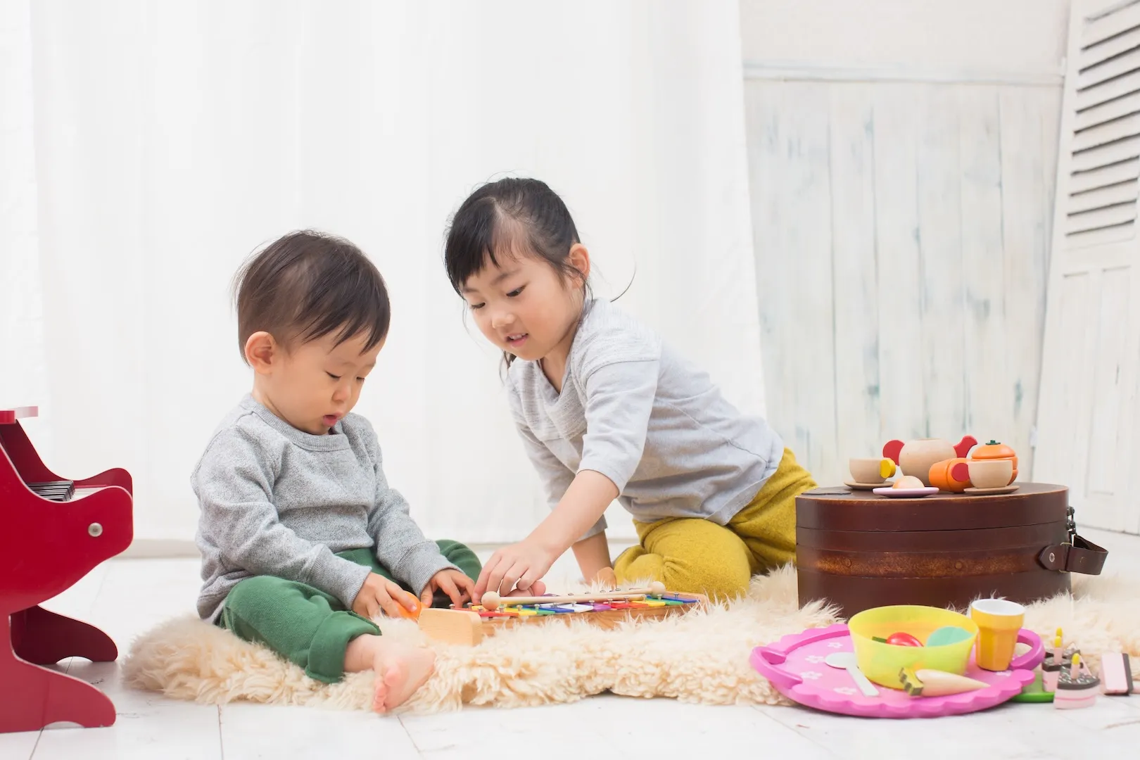 子供　子供部屋　収納　可変