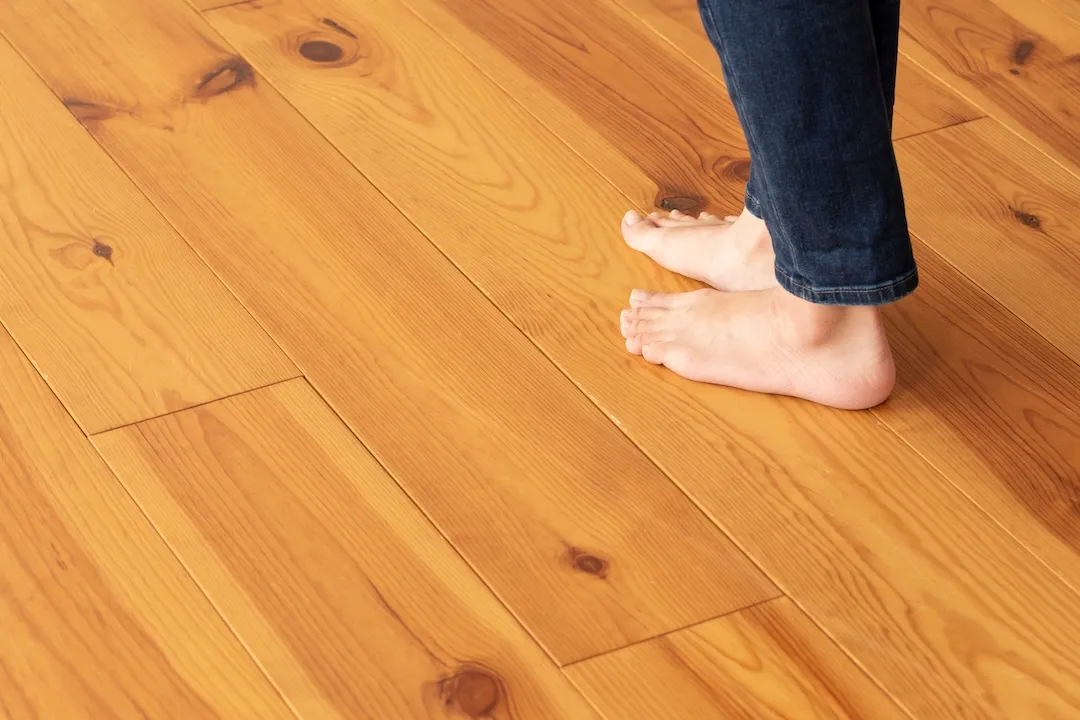 素足が心地よい、床暖房対応フロア 素足が心地よい、床暖房対応フロア