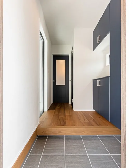 玄関　玄関収納　形状　コの字　下駄箱